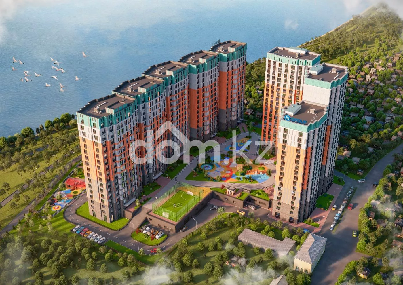 ᐉ Продажа 1-комнатной квартиры в ЖК Lake Town, 46.25 м², г. Алматы, Алмалинский  район, ул. Варламова, Lake Town 2-2, блок 7 — купить по цене 32800000 ₸