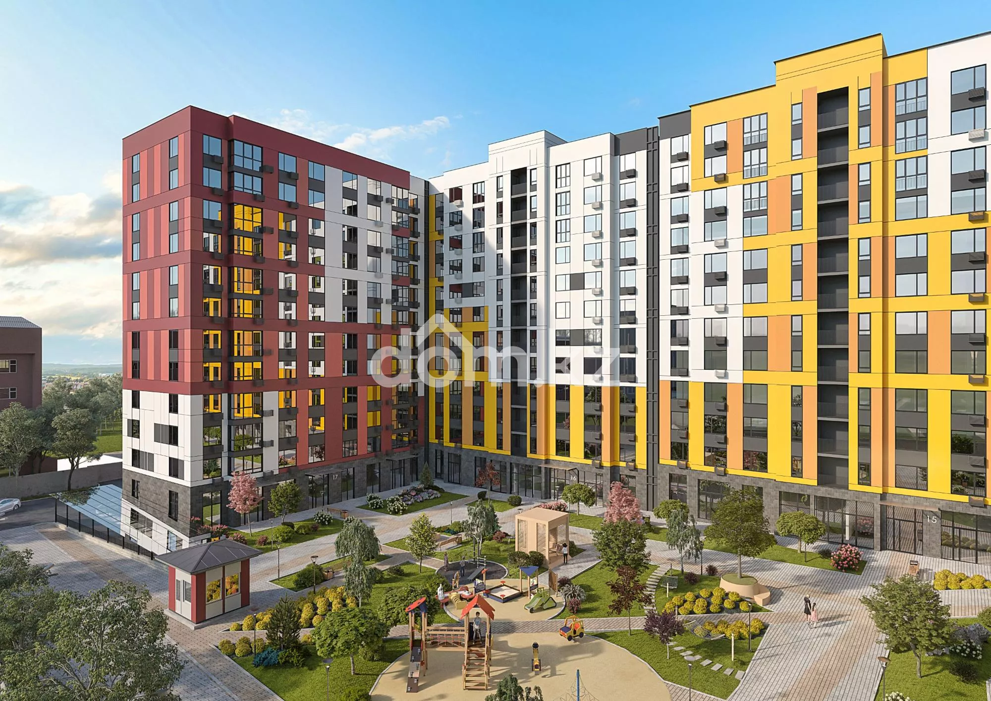 ᐉ Продажа 2-комнатной квартиры в ЖК Lifetown, 44.18 м², г. Алматы, Алмалинский  район, ул. Райымбек Батыр, блок 6 — купить по цене 33000000 ₸