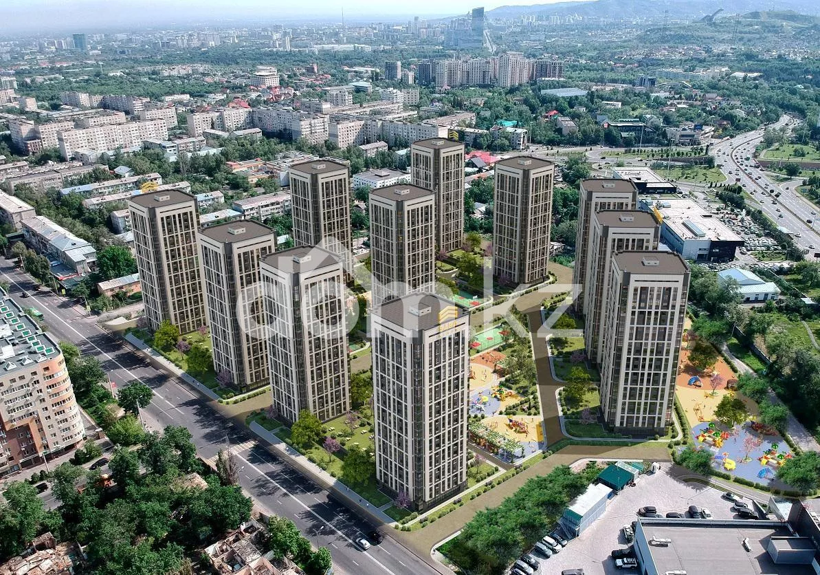 ᐉ Продажа 2-комнатной квартиры в ЖК Комфорт Сити, 65 м², г. Алматы,  Бостандыкский район, ул. Гагарина, 310 — купить по цене 44000000 ₸